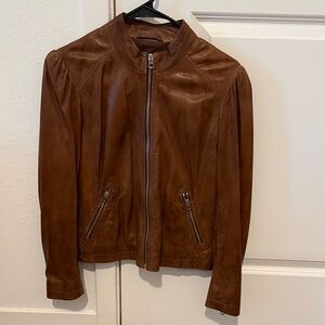 Lucky Brand Brown Leather Jacket